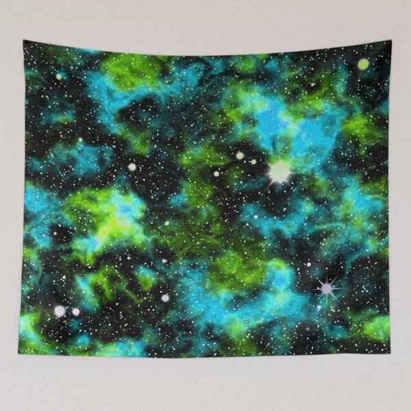 Item preview, Green and Blue Galaxy designed and sold by Julie Erin Designs.