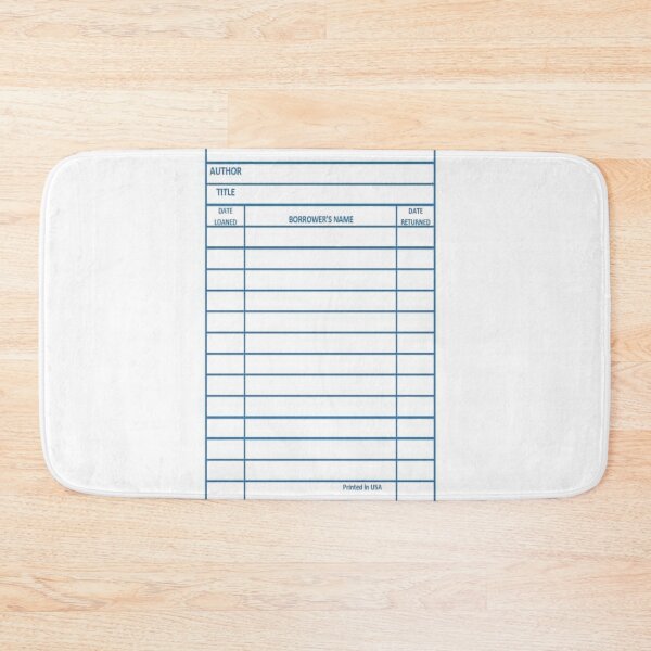 Item preview, Retro Library card designed and sold by Tweeting.