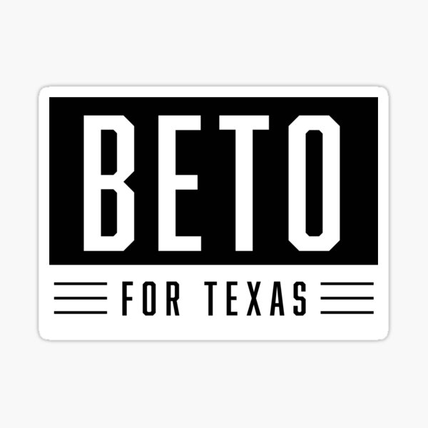 Beto ORourke 2022 O Rourke For Texas Governor Sticker Sticker
