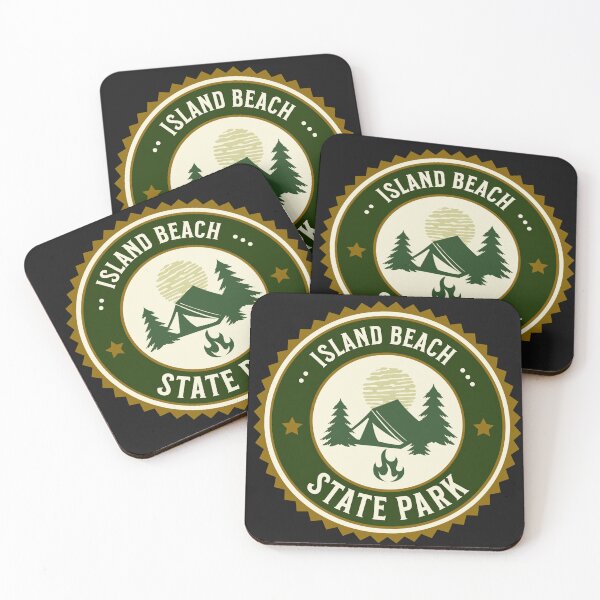 Item preview, Camping Island Beach State Park New Jersey designed and sold by CattlettArt.