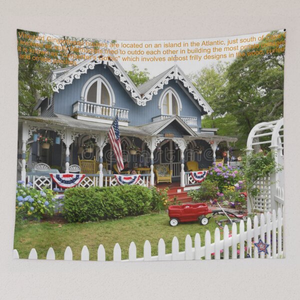 Item preview, Gingerbread House Art designed and sold by Alicefish.