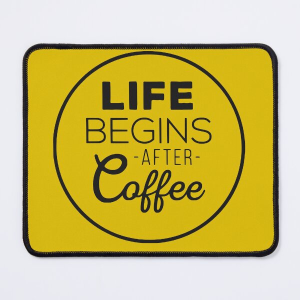 Item preview, Life Begins After Coffee designed and sold by Mondayshine.