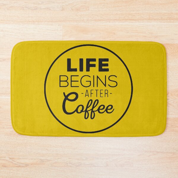 Item preview, Life Begins After Coffee designed and sold by Mondayshine.