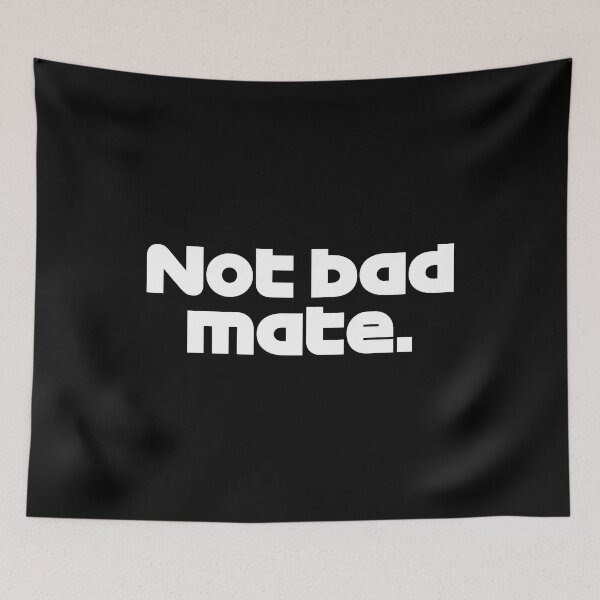 Item preview, Bad Mate VER. - Best Team Radio Imola GP 2022 Season (White) designed and sold by FilipeFerreira.