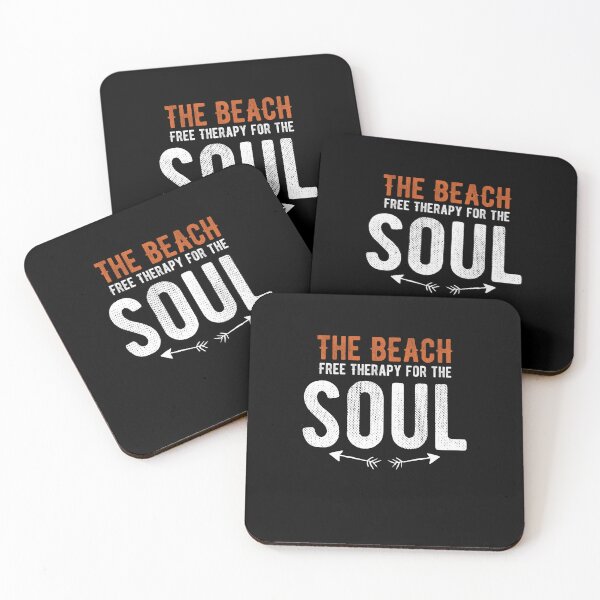 Item preview, The BEACH: Free Therapy for the soul funny quote designed and sold by Quotes ⭐⭐⭐⭐⭐.