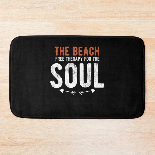 Item preview, The BEACH: Free Therapy for the soul funny quote designed and sold by Quotes ⭐⭐⭐⭐⭐.