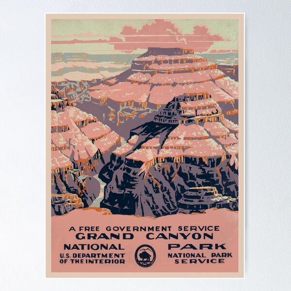 Item preview, Grand Canyon WPA Poster designed and sold by est1881.