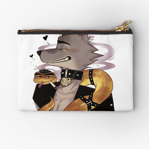 The bad guys - Mr, Wolf and Mr. Snake Zipper Pouch