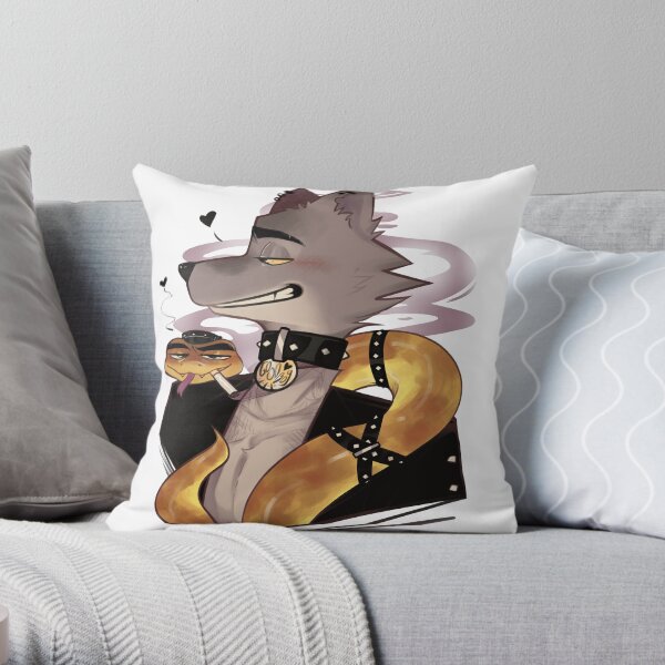 The bad guys - Mr, Wolf and Mr. Snake Throw Pillow