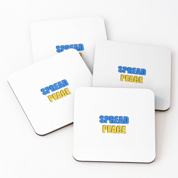 Item preview, Spread Peace - yellow and blue designed and sold by Inspirationmotivation.