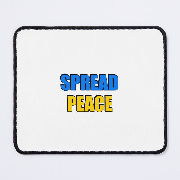Item preview, Spread Peace - yellow and blue designed and sold by Inspirationmotivation.