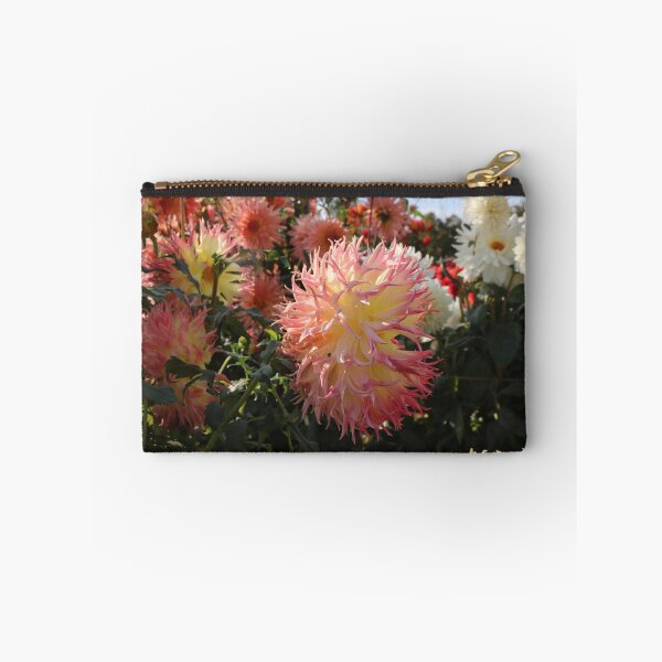 Item preview, Pink and White Dahlia Flower with Bee designed and sold by mymysterycloset.