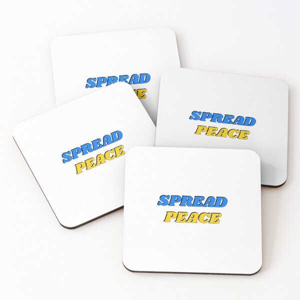 Item preview,  Spread Peace - yellow and blue designed and sold by Inspirationmotivation.