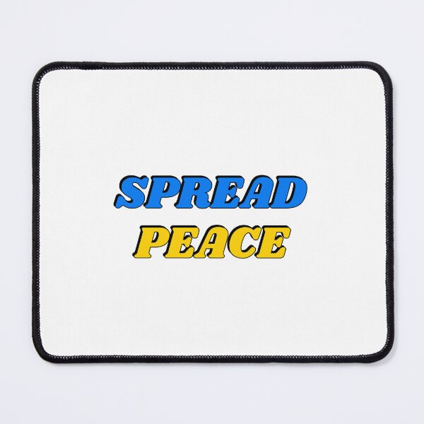Item preview, Spread Peace - yellow and blue designed and sold by Inspirationmotivation.