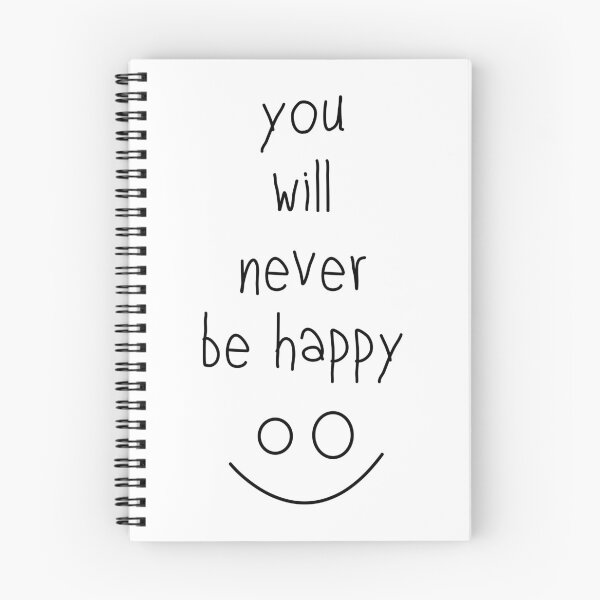 Item preview, Nunca serás feliz :) designed and sold by Gumless.