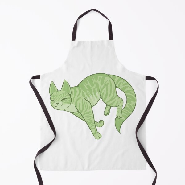 Item preview, Green happy tabby cat designed and sold by Kristoffersson.