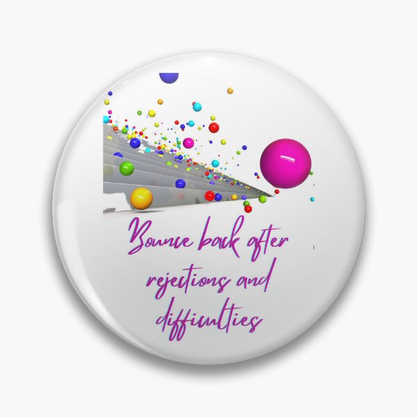Item preview, Bounce Back - Lifes Inspirational Quotes designed and sold by MikeMargolisArt.