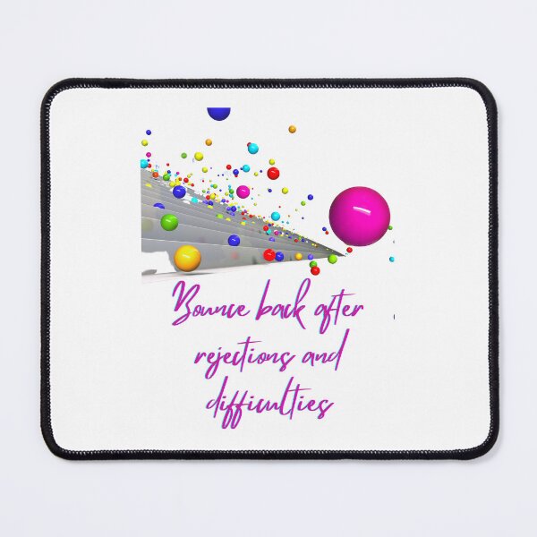 Item preview, Bounce Back - Lifes Inspirational Quotes designed and sold by MikeMargolisArt.