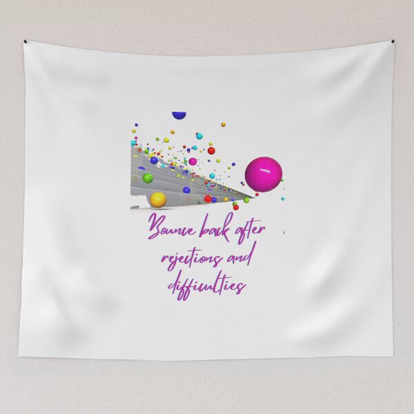 Item preview, Bounce Back - Lifes Inspirational Quotes designed and sold by MikeMargolisArt.