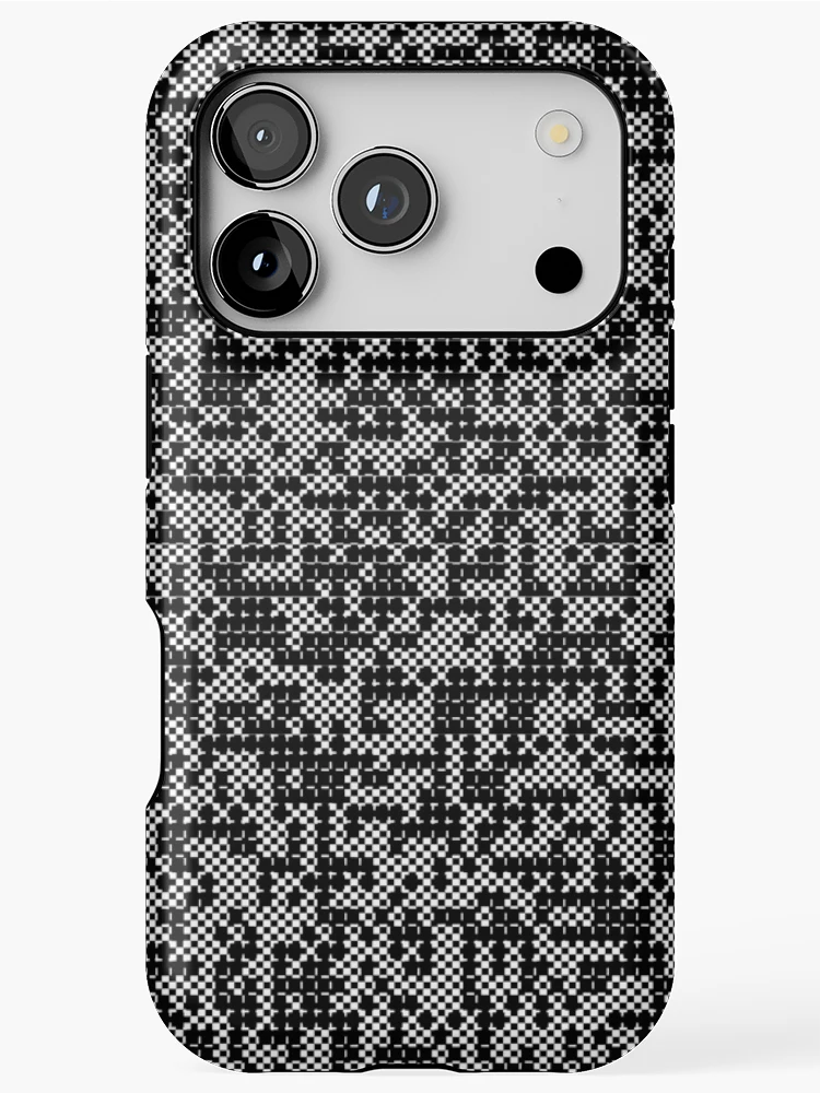 Thumbnail 1 of 4, iPhone Case, Chess code pattern. designed and sold by MirBer.