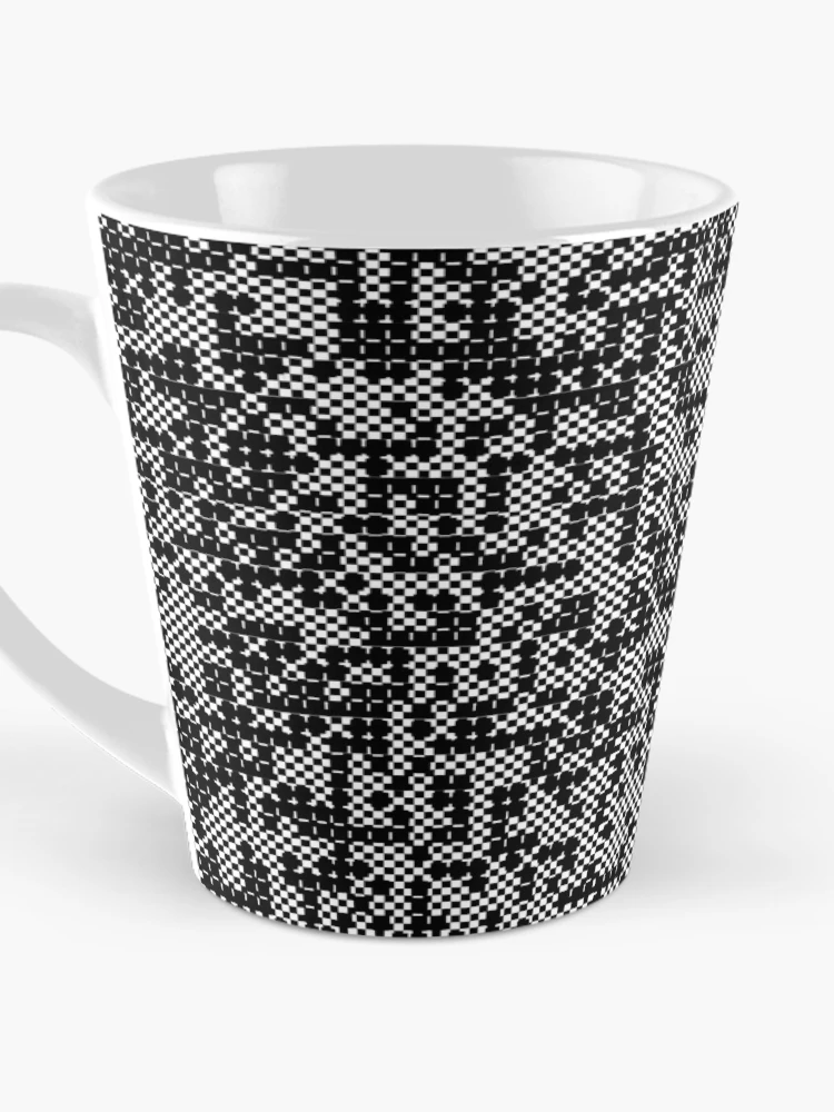 Thumbnail 3 of 4, Coffee Mug, Chess code pattern. designed and sold by MirBer.