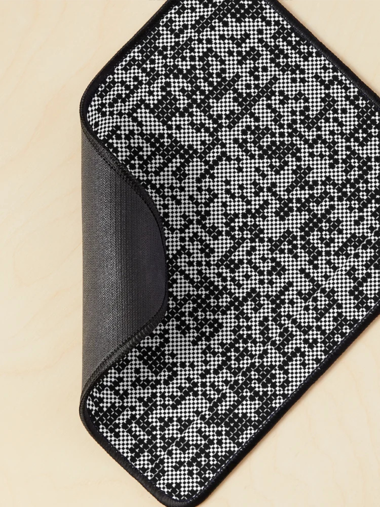 Thumbnail 2 of 5, Mouse Pad, Chess code pattern. designed and sold by MirBer.