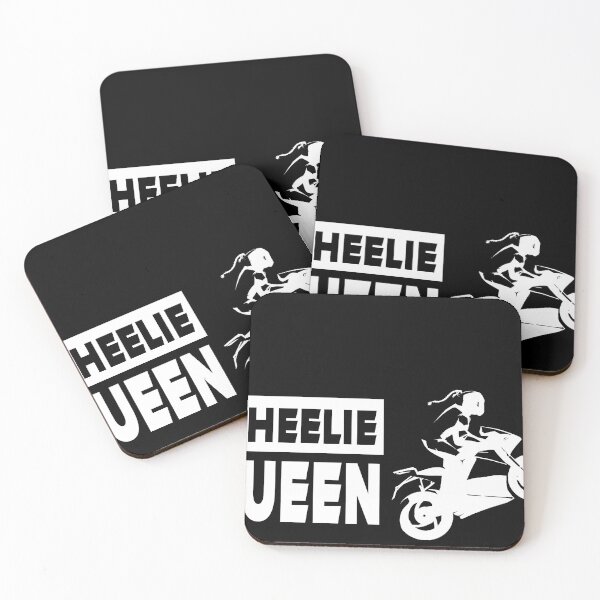 Item preview, Wheelie Queen Motorcyclist Couple designed and sold by WhimskyClo.