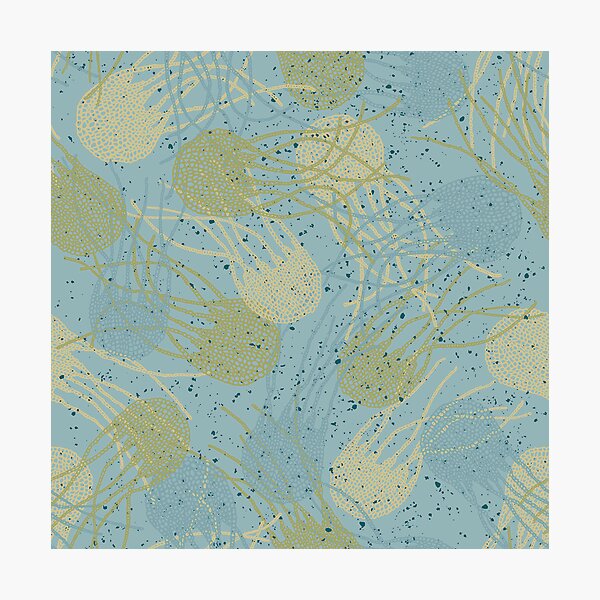 Item preview, Crinoideos - azul designed and sold by bridget-creates.