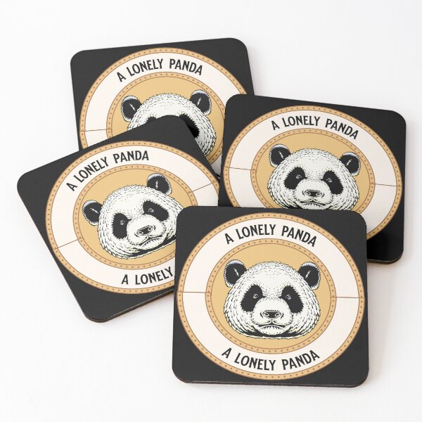 Item preview, A lonely panda designed and sold by ColorCreation4u.