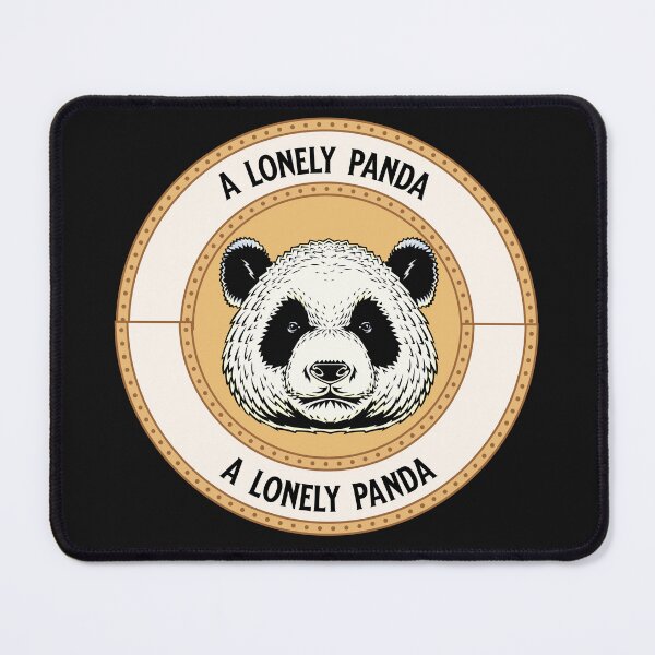 Item preview, A lonely panda designed and sold by ColorCreation4u.