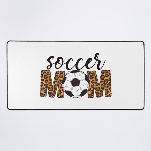 Item preview, Soccer Mom Stitched Leopard Print designed and sold by ChelleCreate.
