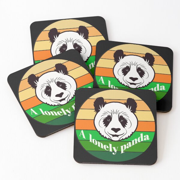 Item preview, A lonely panda designed and sold by ColorCreation4u.
