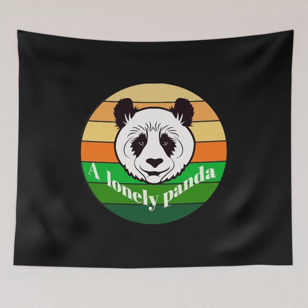Item preview, A lonely panda designed and sold by ColorCreation4u.