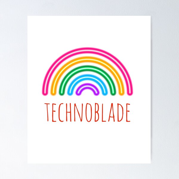 Item preview, rainbow technoblade  designed and sold by bestizeyy.