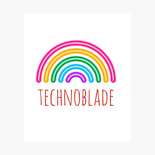 Item preview, rainbow technoblade  designed and sold by bestizeyy.