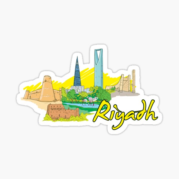 "Riyadh" Sticker by Urban13 Redbubble