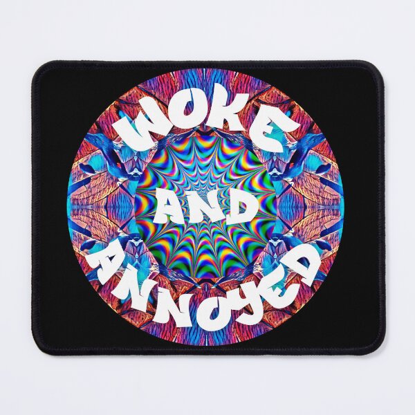 Item preview, woke and annoyed hippy psychedelic summer vibes designed and sold by Zevy-Darling.
