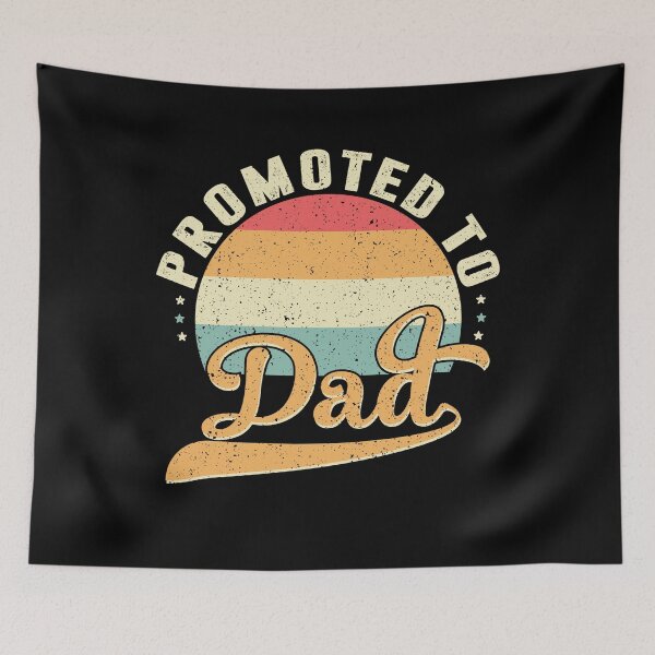 Item preview, First Fathers Day - New Dad - Promoted To Dad Vintage Sunset designed and sold by Optix.