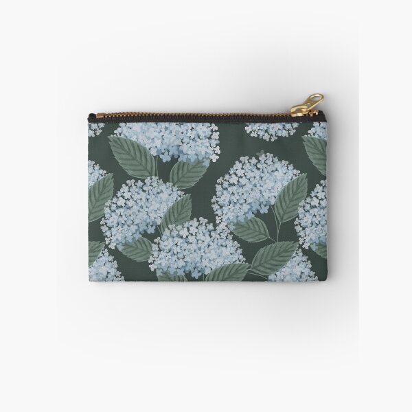 Item preview, Copy of patrón de hortensia (verde oscuro ceniza) | inspirado en la primavera. ilustración botánica designed and sold by MissPuduArt.