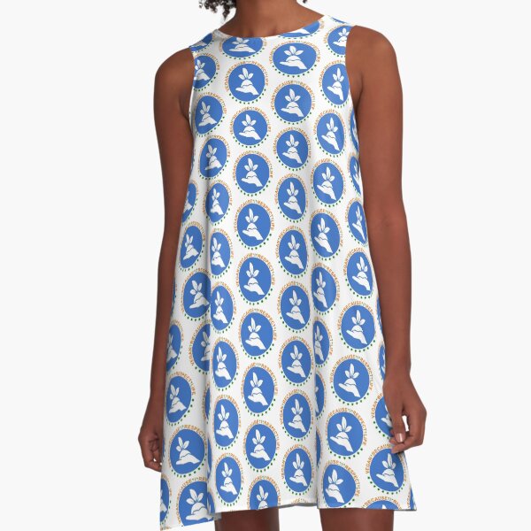 VEGAN - BECAUSE RESPECT LIFE A-Linien Kleid