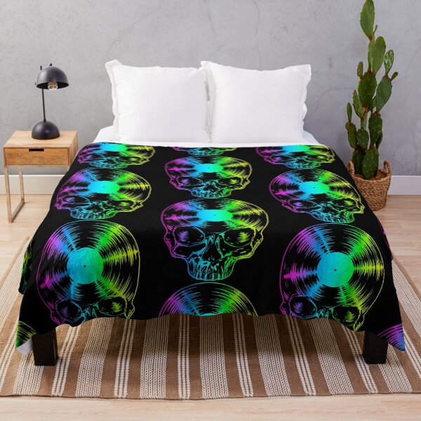 Item preview, Vinyl Record Lover Pride Rainbow Vintage Gothic Skull LP designed and sold by GrandeDuc.