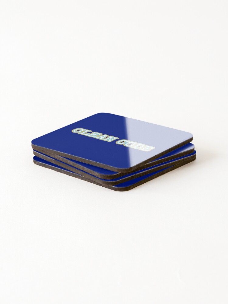 Thumbnail 4 of 5, Coasters (Set of 4), Clean Code designed and sold by BronikowskiART.