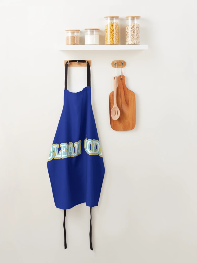 Thumbnail 4 of 6, Apron,  Clean Code designed and sold by BronikowskiART.
