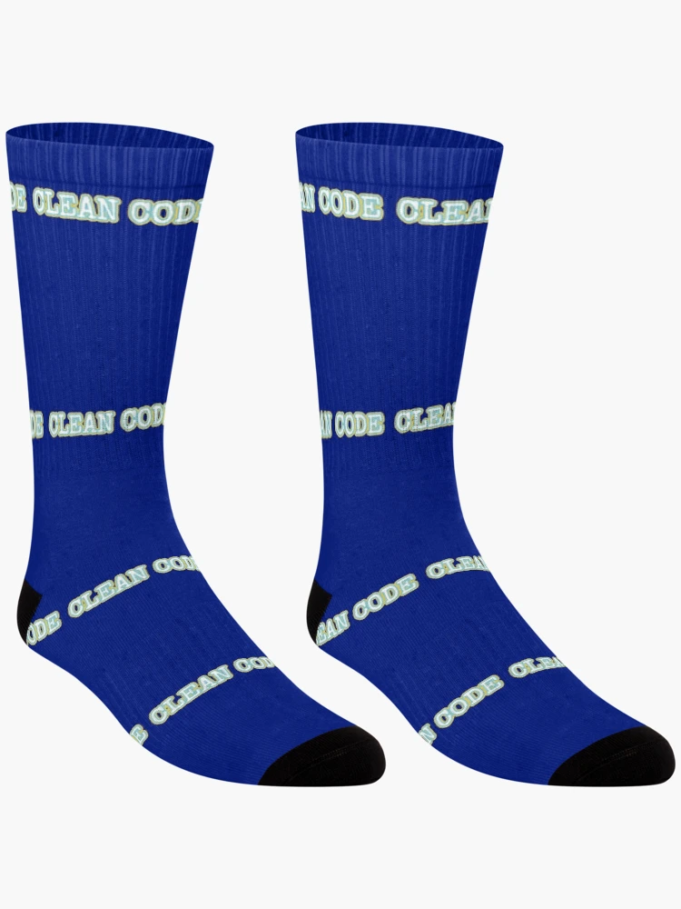 Thumbnail 3 of 5, Socks, Clean Code designed and sold by BronikowskiART.