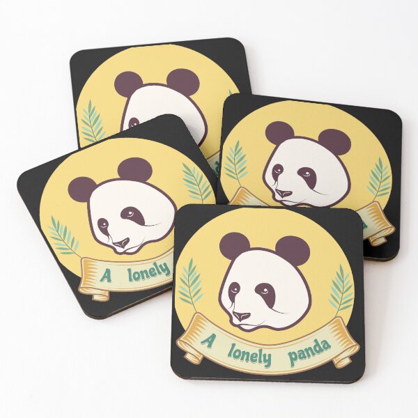 Item preview, A lonely panda designed and sold by ColorCreation4u.