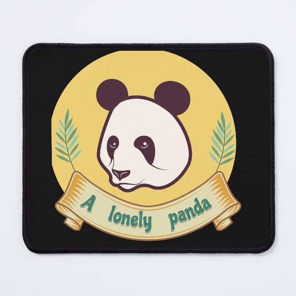 Item preview, A lonely panda designed and sold by ColorCreation4u.