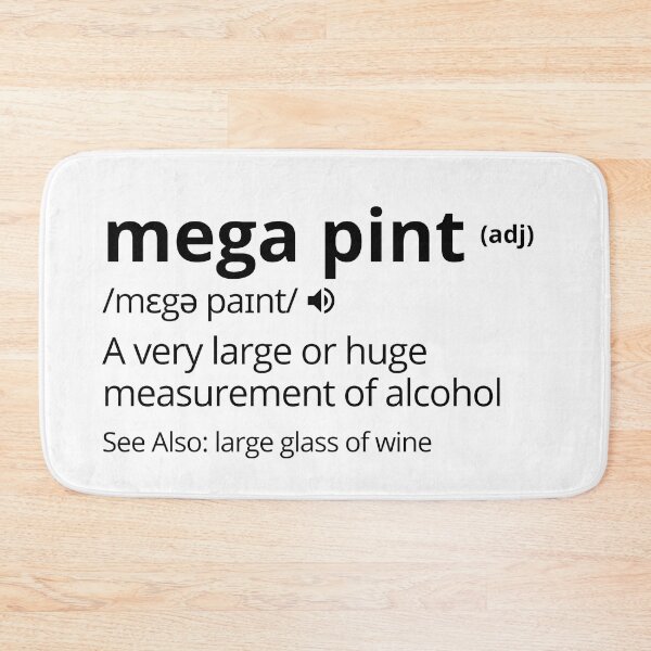 Item preview, mega pint definition - Johnny Depp court thats hearsay  designed and sold by Denis Epanov.