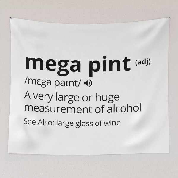 Item preview, mega pint definition - Johnny Depp court thats hearsay  designed and sold by Denis Epanov.