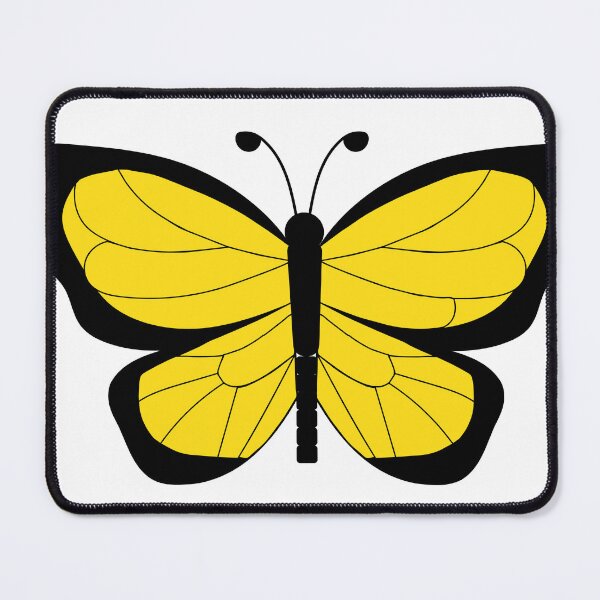 Aperçu de l'œuvre Papillon jaune créée et vendue par DefectivePortal.