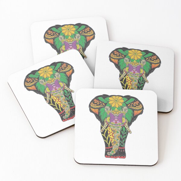 Item preview, An Elephant of Many Colors designed and sold by xorbah.